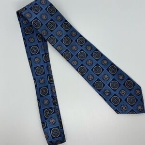 Cape Cod Blue Patterned Men's Tie Necktie